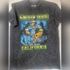 Snoop Dogg‎ T-Shirt Mens Large Joe Cool Distressed Early 90s Hip-Hop Throwback